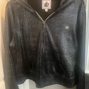 Juicy Couture Black Zip-Up Hoodie